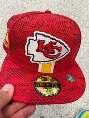 New Era Patrick Mahomes Kansas City KC Chiefs Kingdom NFL shield cap hat 7 3/4